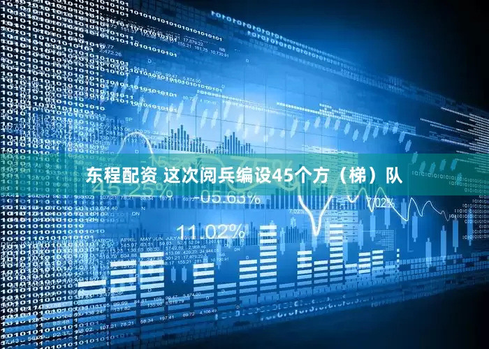 东程配资 这次阅兵编设45个方（梯）队